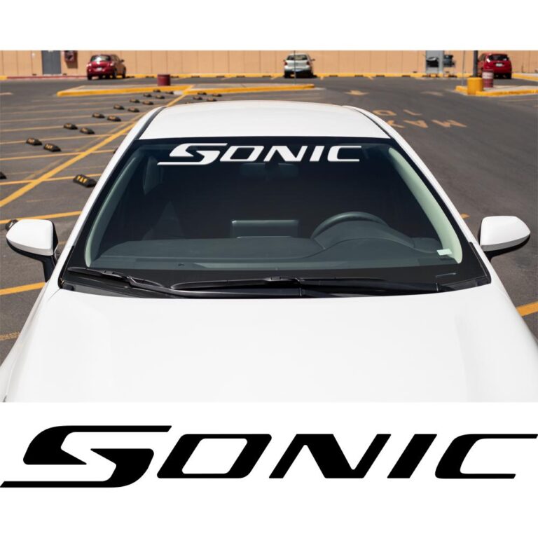 Chevy Sonic Windshield Banner