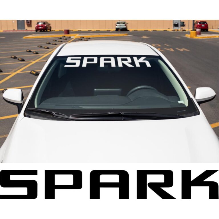 Chevy Spark Windshield Banner