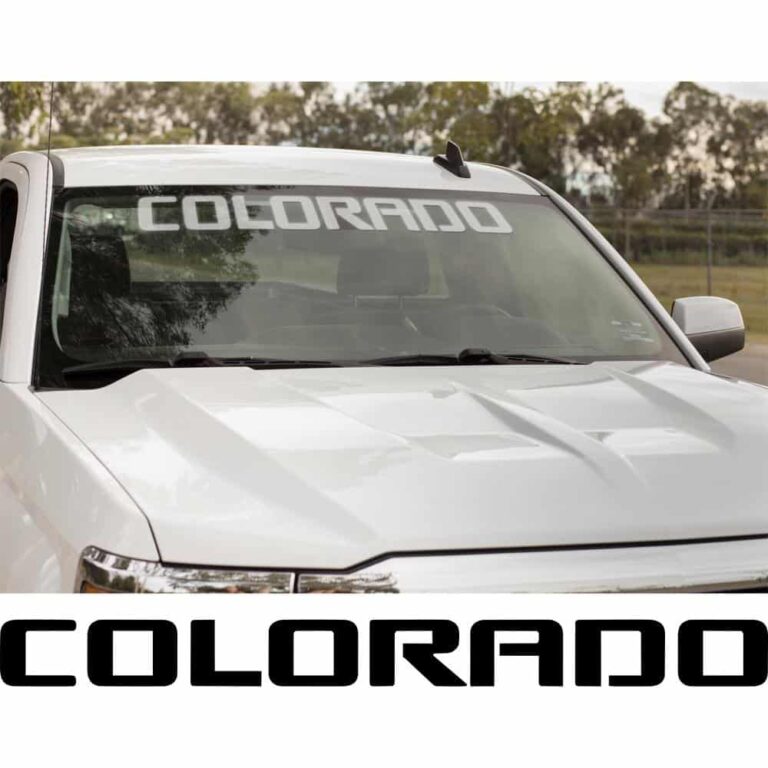 Chevy Colorado Windshield Banner