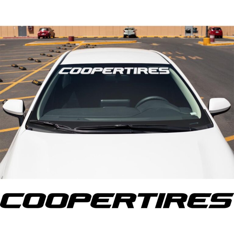 Cooper Tires Windshield Banner