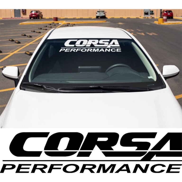 Corsa Performance Windshield Banner