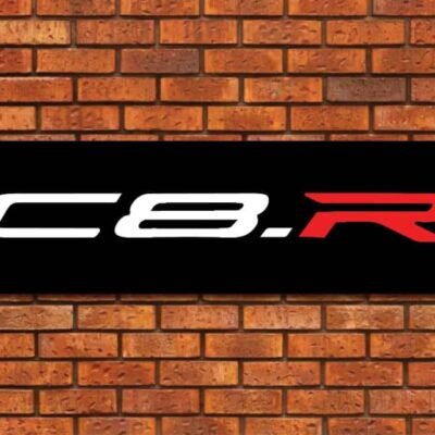 Corvette C8R Garage Banner