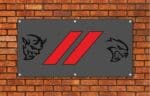 Demon Hellcat Garage Banner