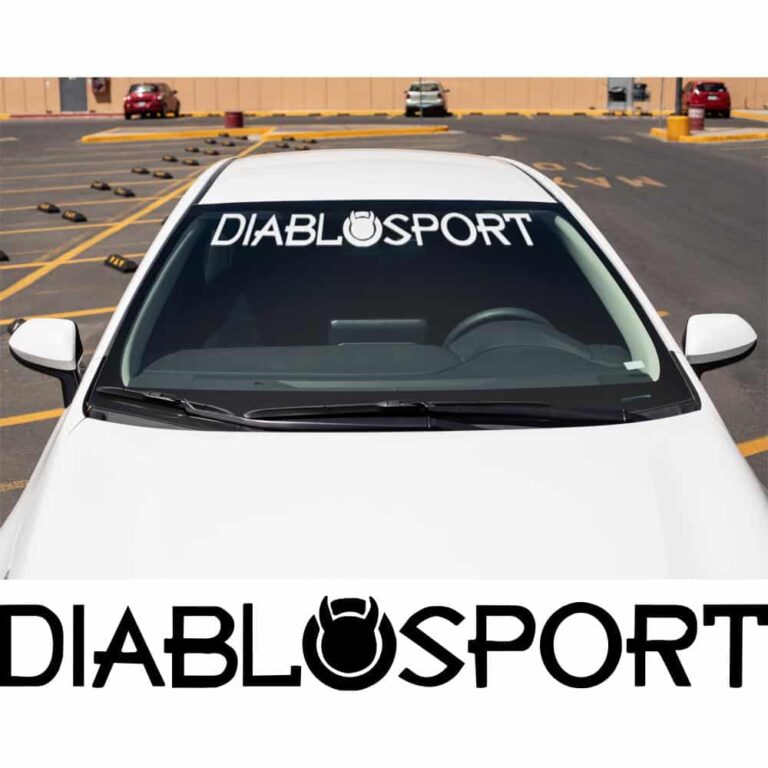 Diablosport Windshield Banner