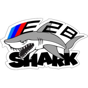 BMW E28 Shark Decal