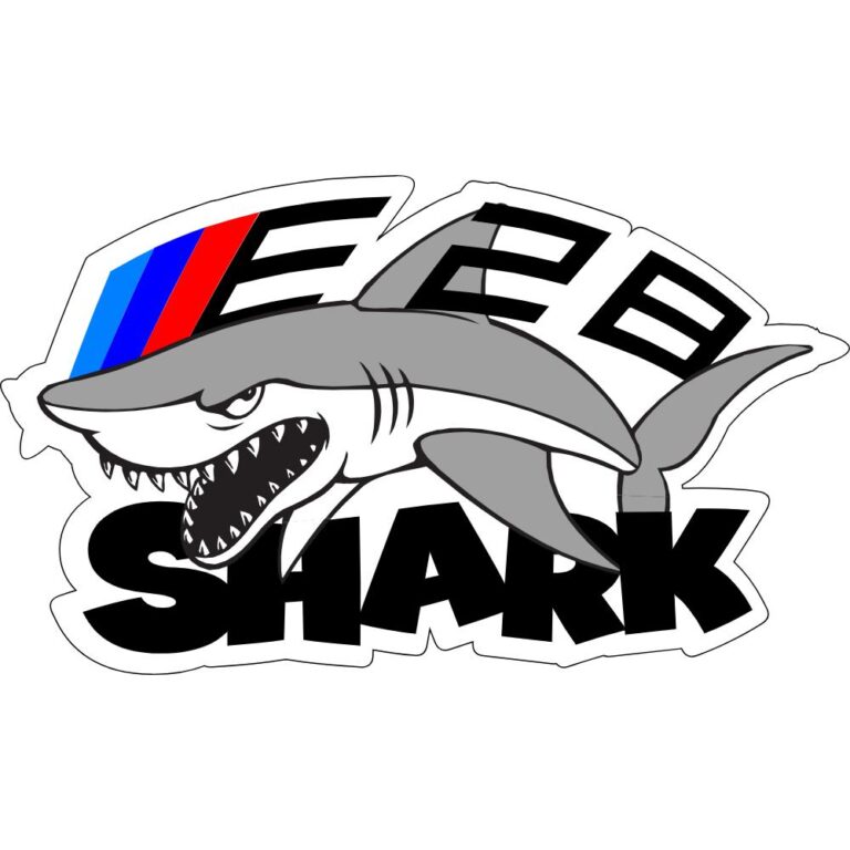 BMW E28 Shark Decal
