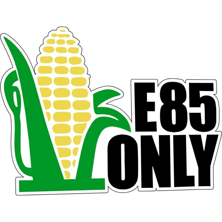 Corn E85 Only Decal