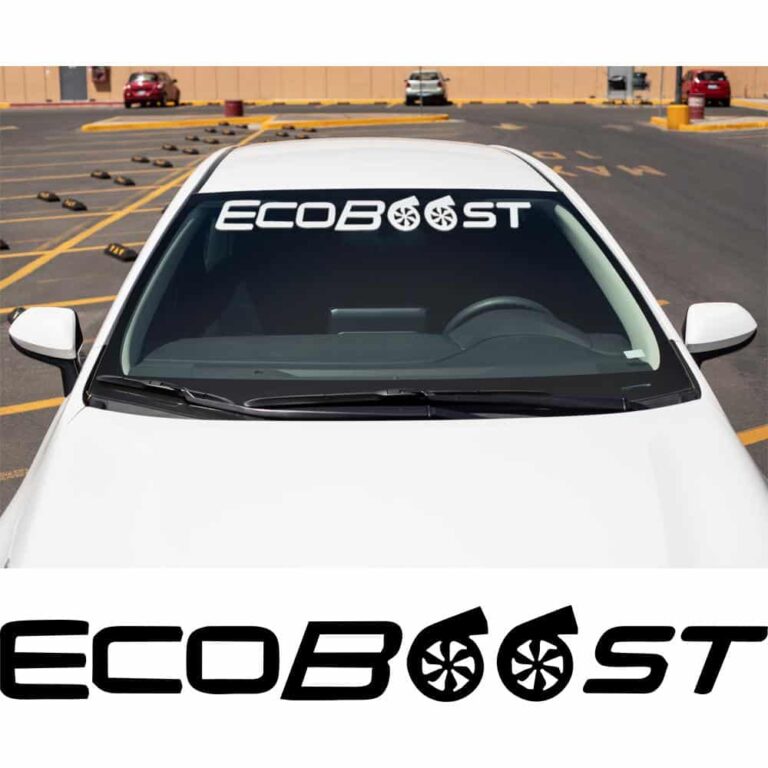 Ecoboost Turbo Windshield Banner