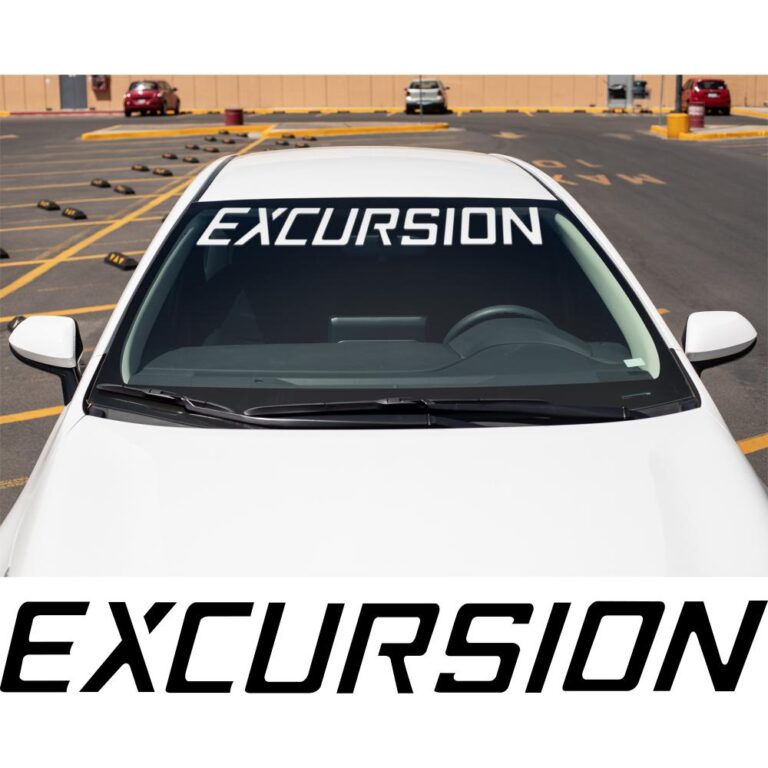 Ford Excursion Windshield Banner