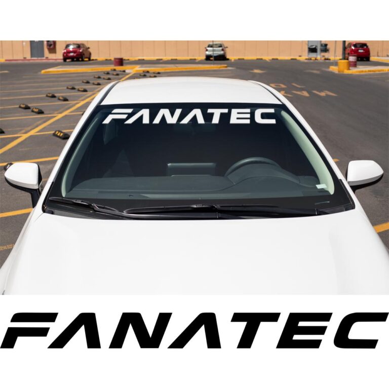 Fanatec Windshield Banner