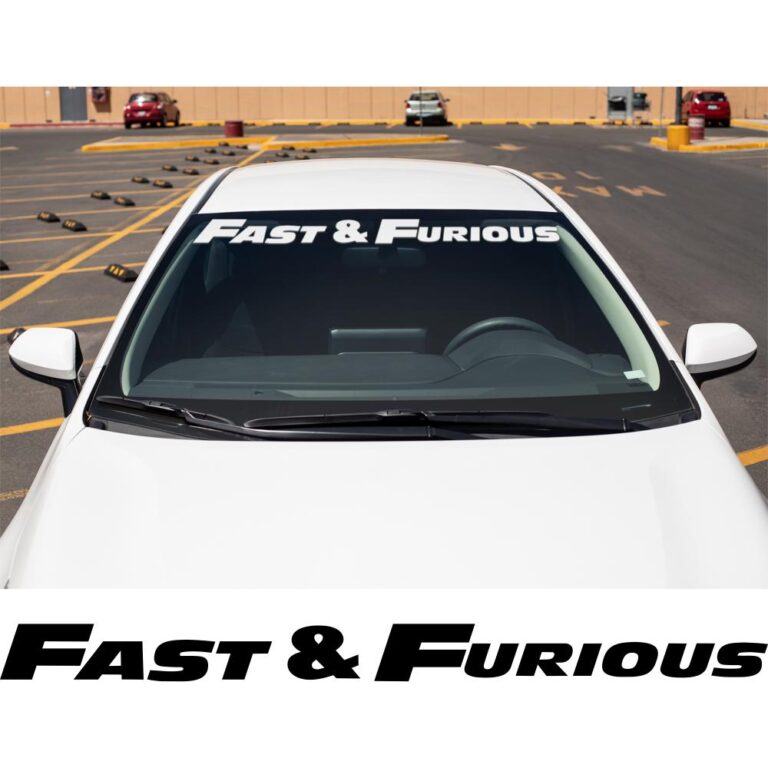 Fast & Furious Windshield Banner