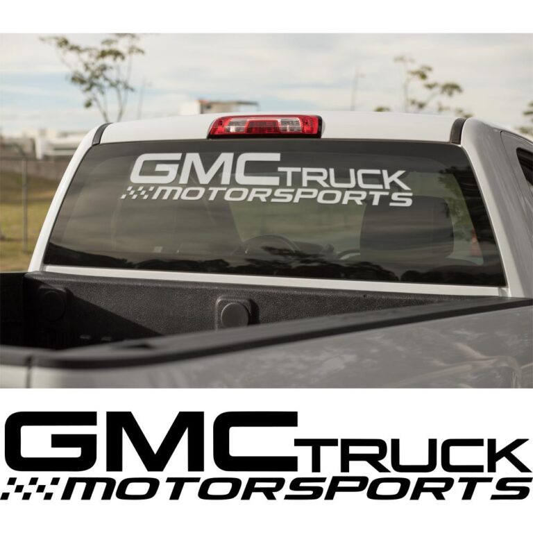 GMC Truck Motorsports Windshield Banner