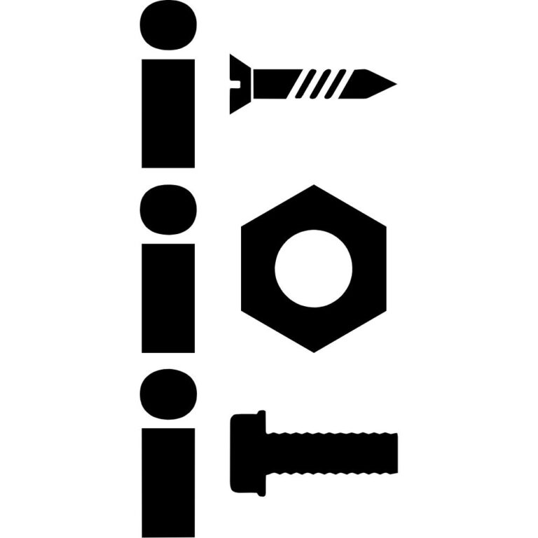 I Screw I Nut I Bolt Decal