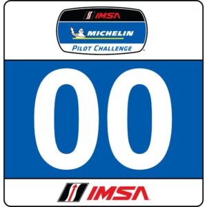 IMSA GS Number Plate Decal