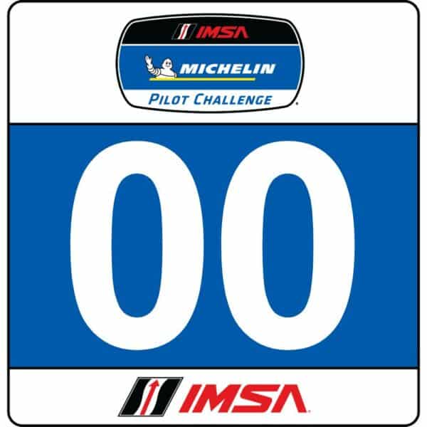 IMSA GS Number Plate Decal