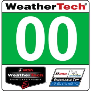 IMSA GTD Number Plate Decal