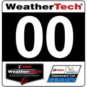 IMSA GTP Number Plate Decal
