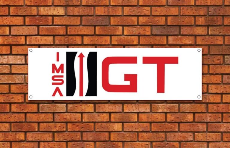 IMSA GT Garage Banner