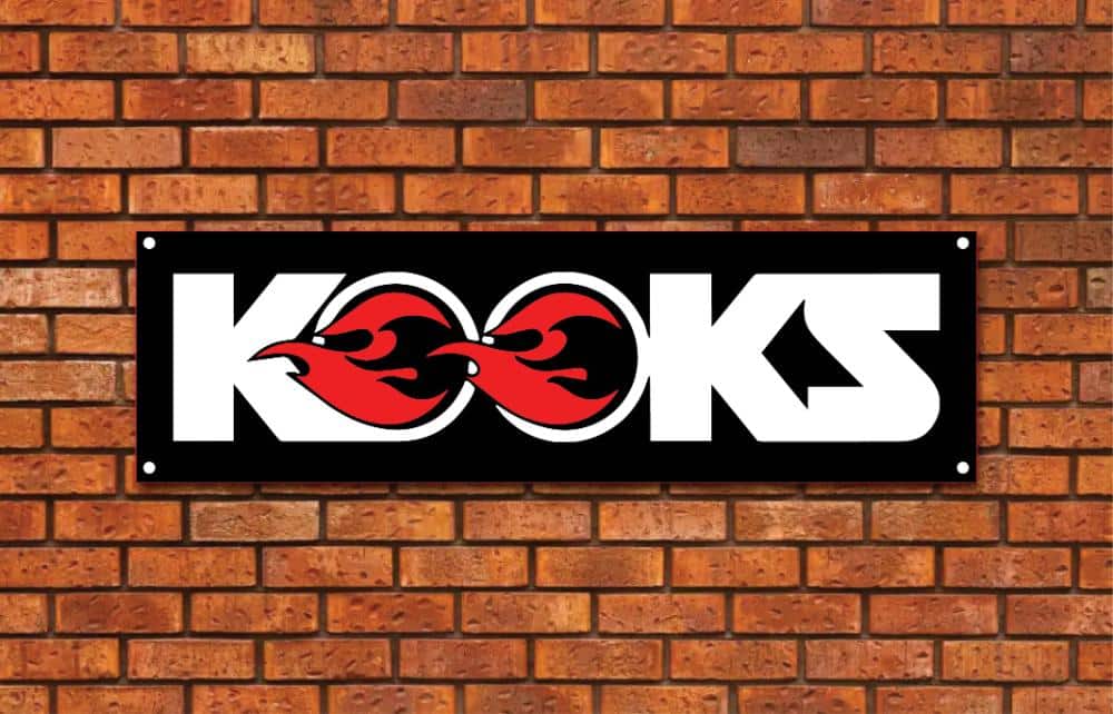 Kooks Headers Garage Banner