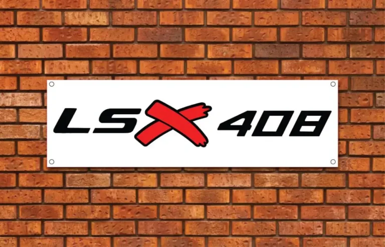 LSX 408 Garage Banner