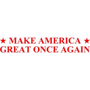 Make America Great Once Again 2024 Decal