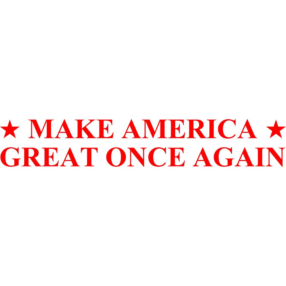 Make America Great Once Again 2024 Decal