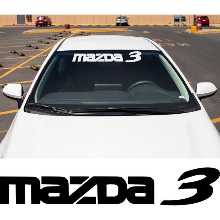 Mazda 3 Windshield Banner