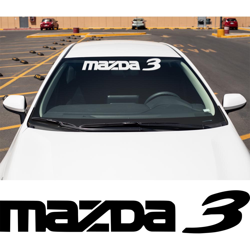 Mazda 3 Windshield Banner