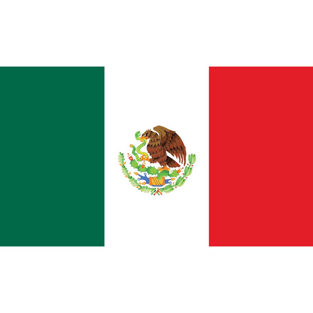 Mexican Flag Decal
