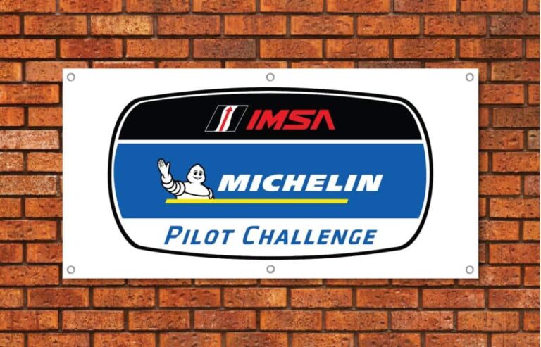 IMSA Michelin Pilot Challenge Garage Banner