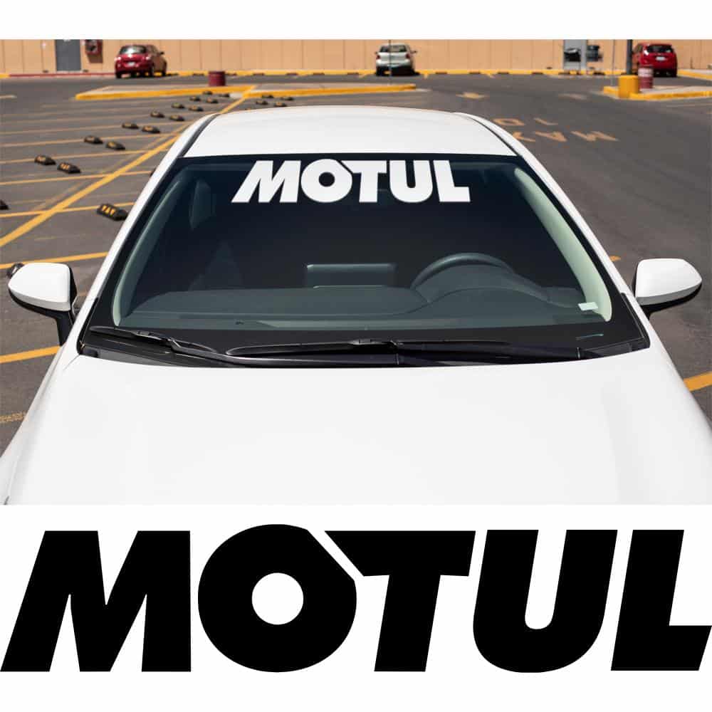 Motul Windshield Banner