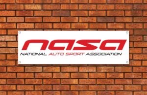 NASA National Auto Sport Association Garage Banner