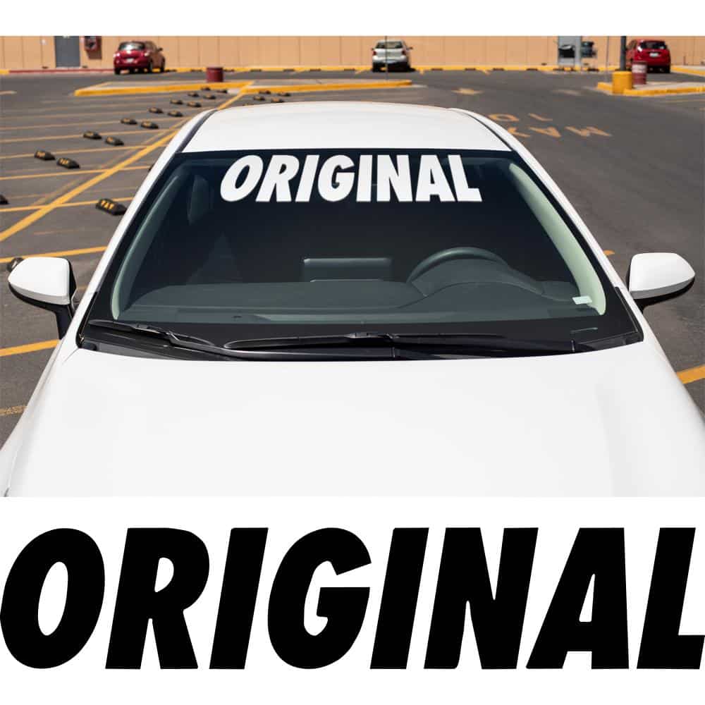 Original Windshield Banner