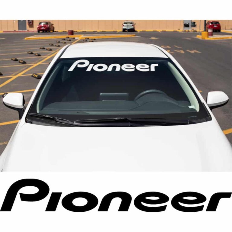 Pioneer Windshield Banner