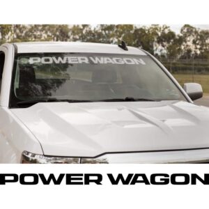 Ram Power Wagon Windshield Banner