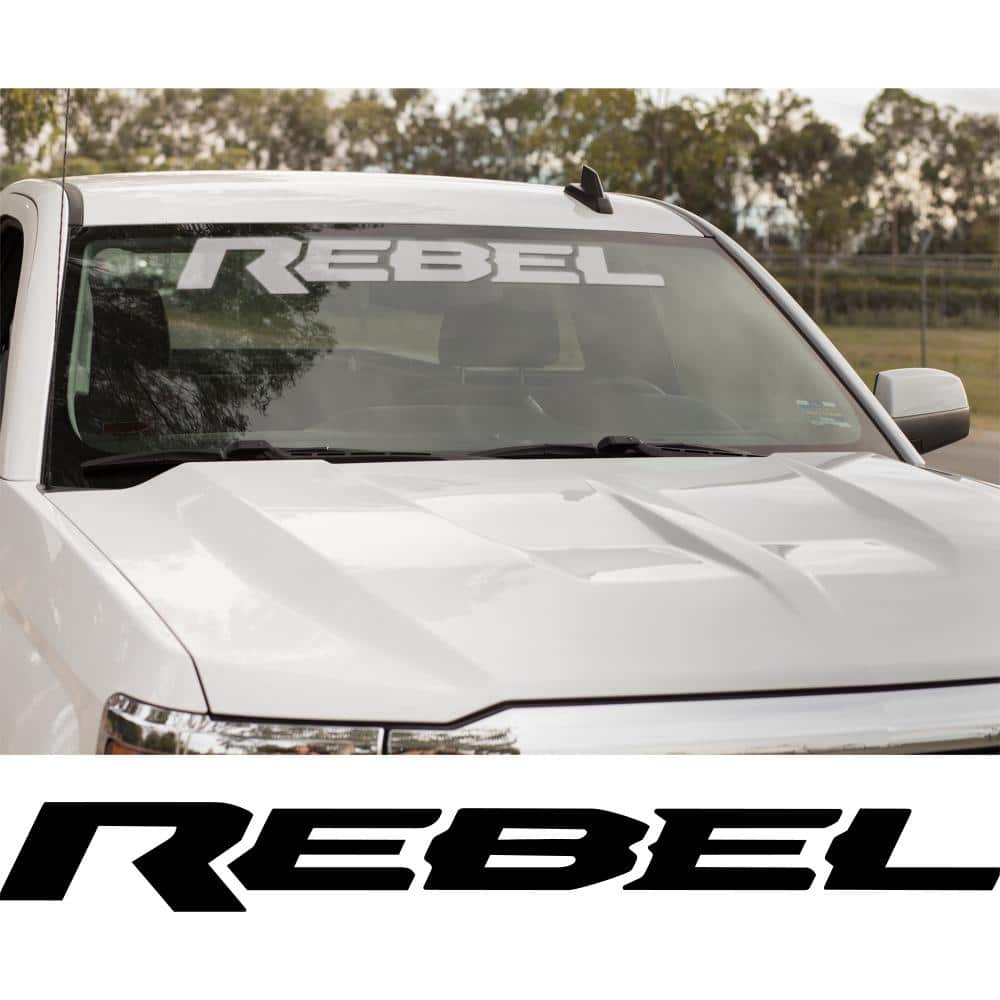 Ram Rebel Windshield Banner