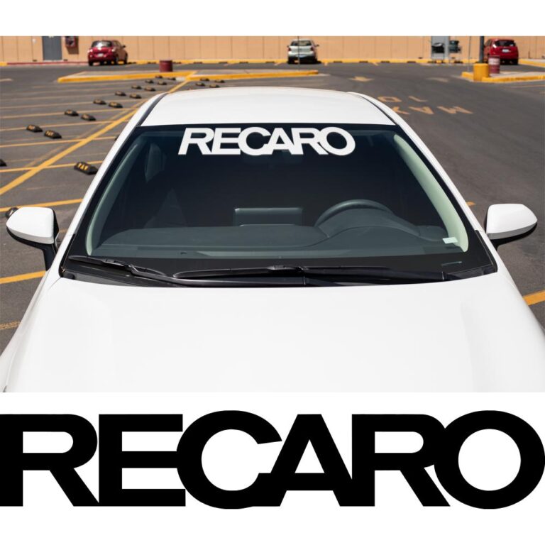 Recaro Windshield Banner