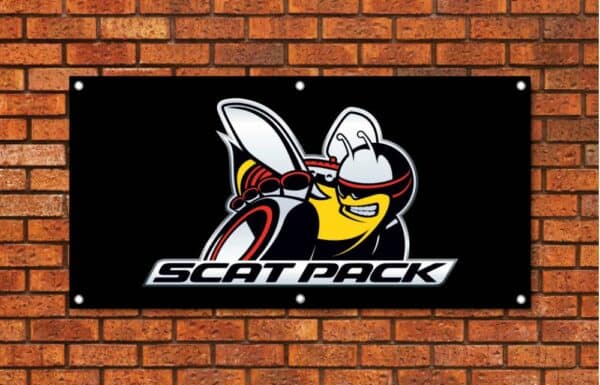 Scat Pack Garage Banner