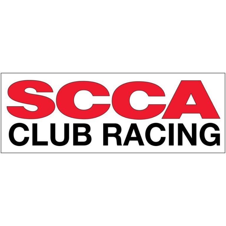 SCCA Club Racing Decal