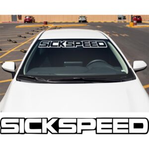 Sickspeed Windshield Banner