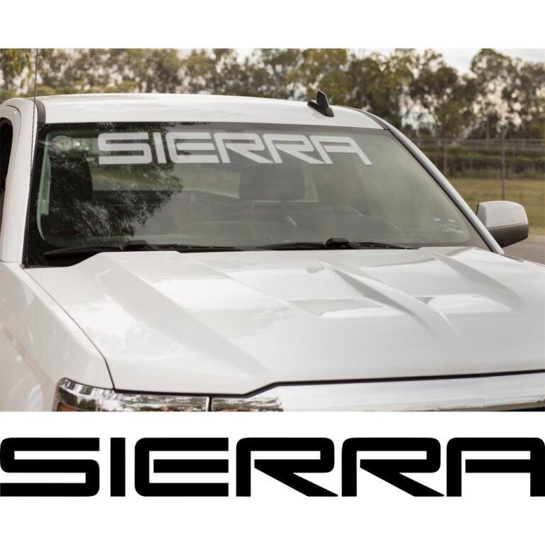 GMC Sierra Windshield Banner