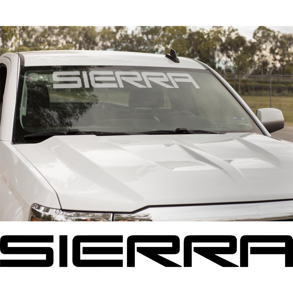 GMC Sierra Windshield Banner