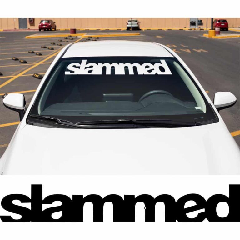 Slammed Windshield Banner
