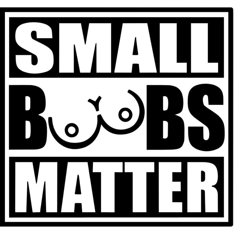 Small Boobs Matter Decal
