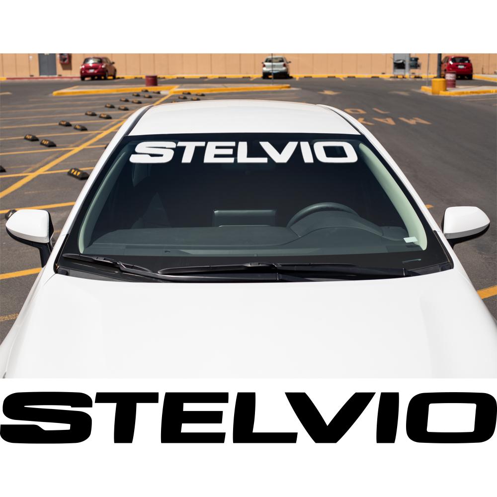 Alfa Romeo Stelvio Windshield Banner
