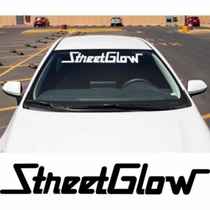 Street Glow Windshield Banner