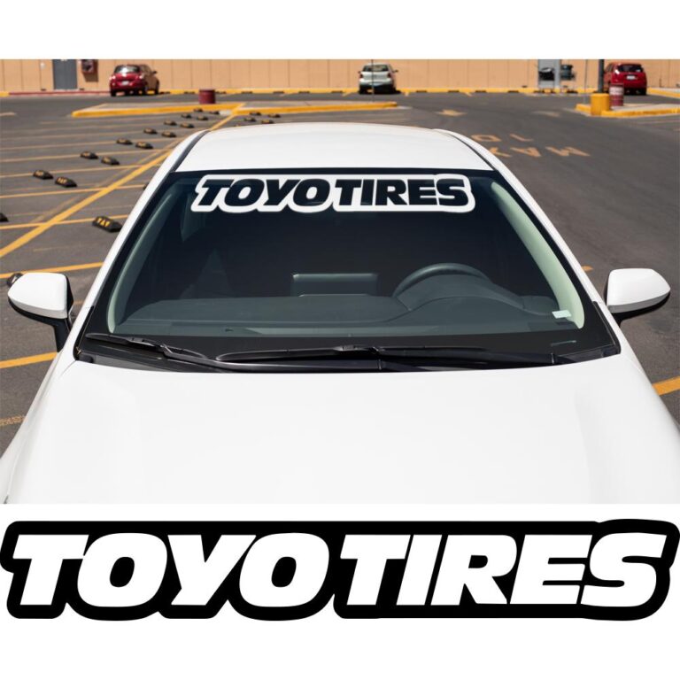 Toyo Tires Outline Windshield Banner