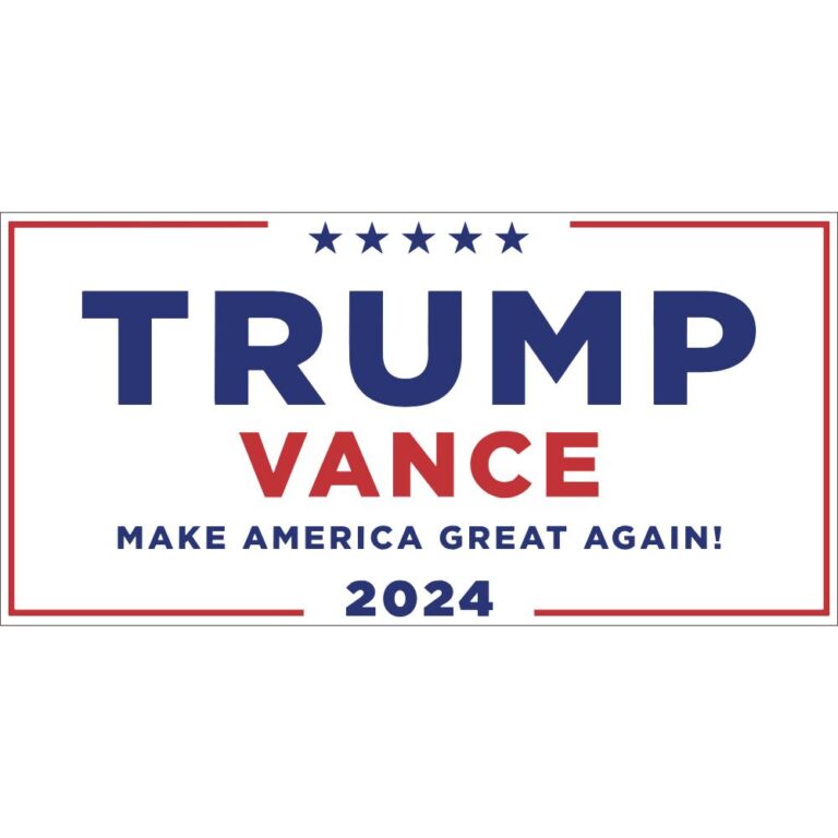 Trump Vance 2024 Decal