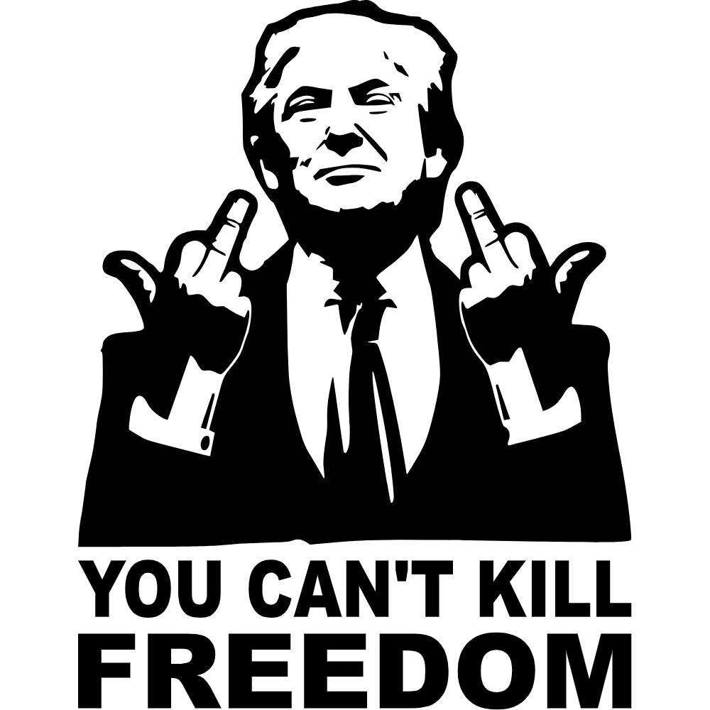 Trump You Can't Kill Freedom Decal