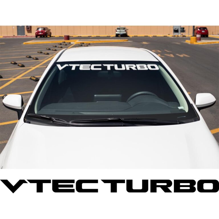 VTEC Turbo Windshield Banner